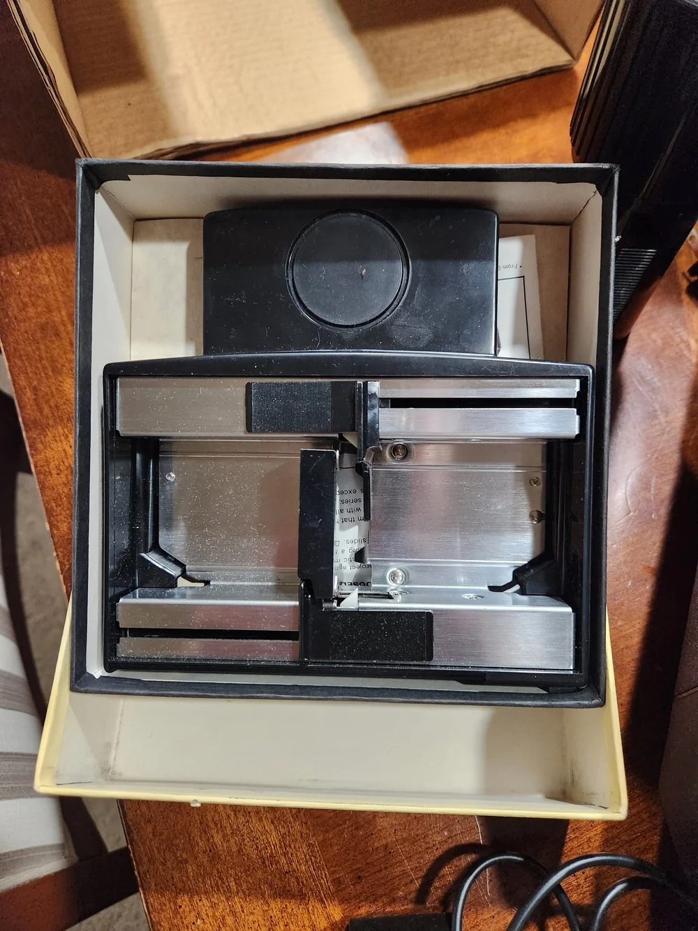 Kodak Carousel 4200 Black Slide Projector with Accessories